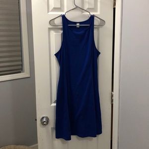 Old Navy sleeves blue dress